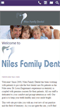 Mobile Screenshot of nilesfamilydental.com